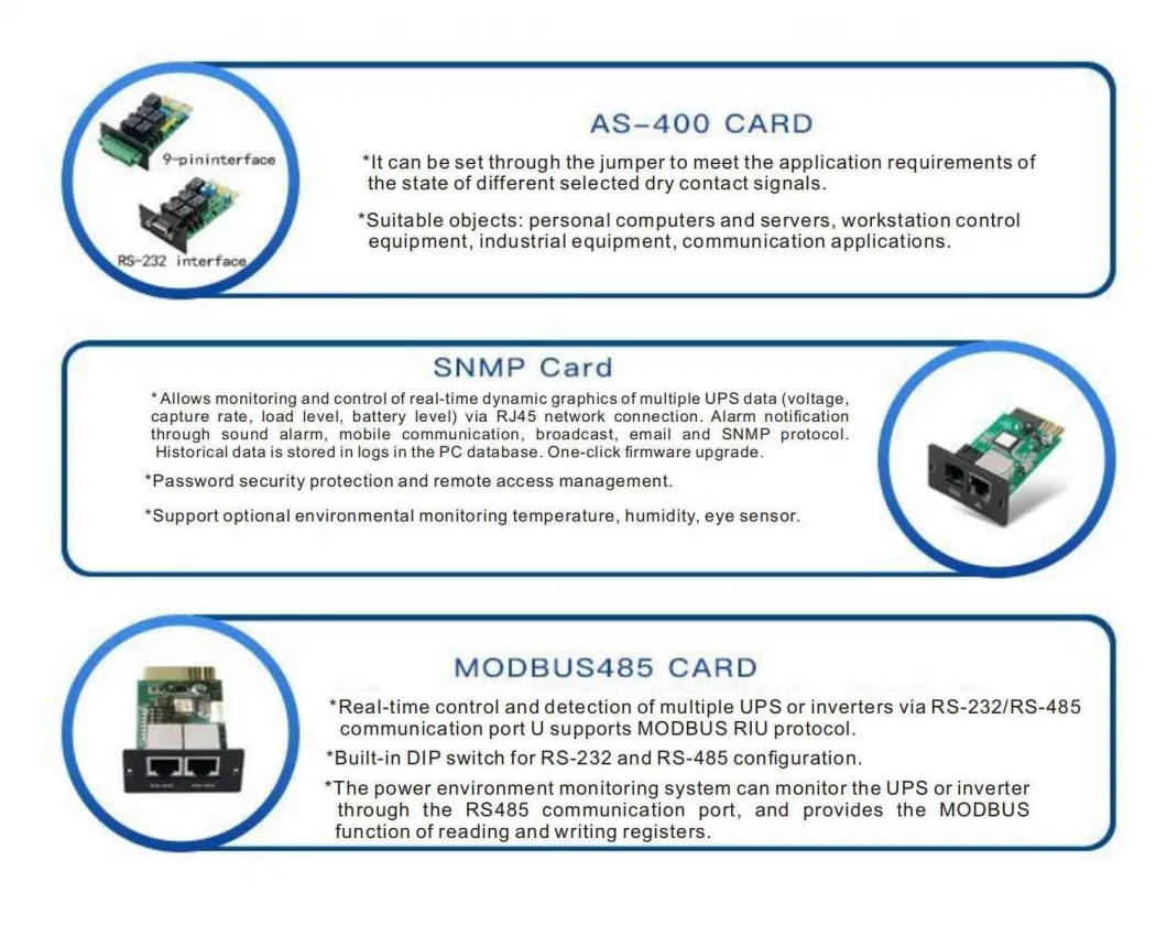 Industrial-Grade 10kVA-200kVA Three Phase Online Double Conversion UPS