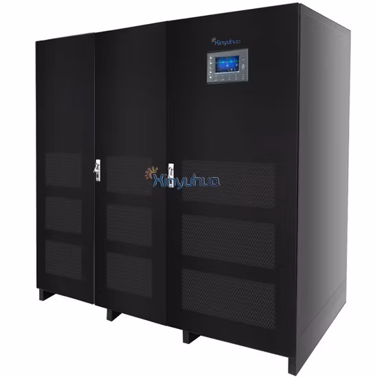 Sistema UPS com base de transformador on-line 3/3 Trifásico, de baixa frequência, UPS industrial