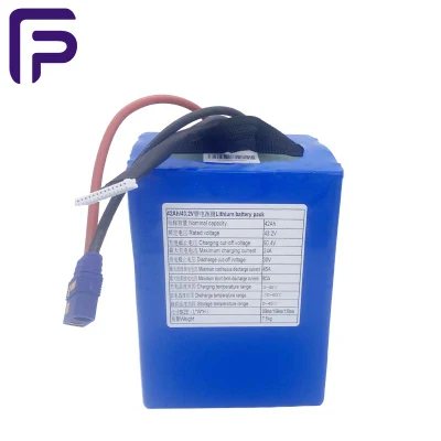 Bateria de polímero de lítio 18650 Uav 43,2V/42ah Bateria de alimentação