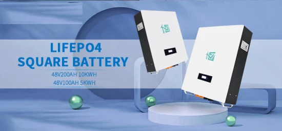 Energia Solar 5kw 10kw LiFePO4 Bateria 48V 200ah Power Wall Bateria recarregável de íon de lítio