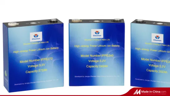 Bateria de íon de lítio LiFePO4 3.2V 50ah para sistemas de armazenamento de energia solar com energia alternativa