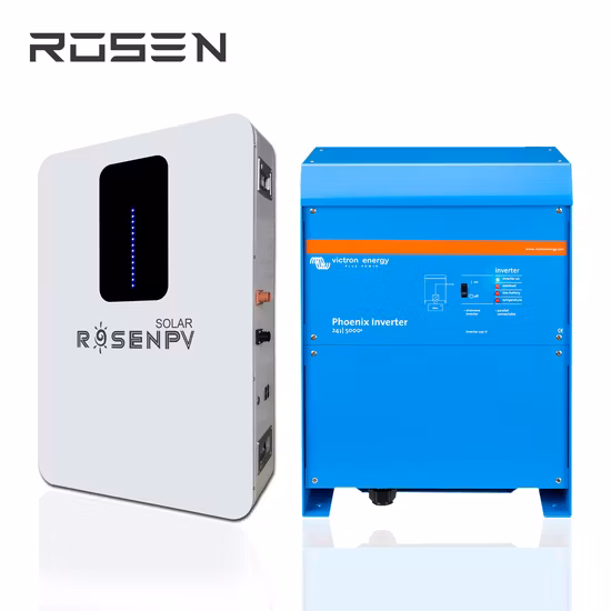 Armazenamento híbrido da bateria de lítio do sistema solar 30kw 50kw 100kw de Rosen 10kw